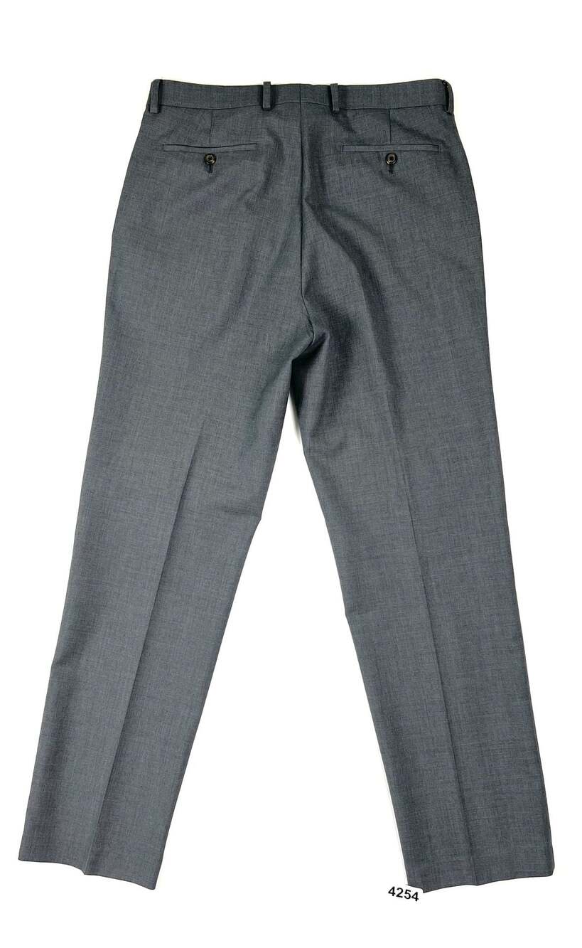 Lauren Ralph Lauren Total Comfort 100% Wool Gray Dress Pants Size 33W 32L